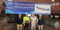 Royal Bodewes: Keel laid for Meriaura's biofuel-powered cargo vessel -