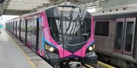The first train produced by Alstom for the Pune Metro was introduced -