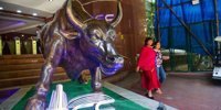 Stock markets rebound on buying in HDFC Bank, ICICI Bank; Sensex climbs 442 points -
