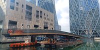 Canary Wharf's New Foot Bridge Installed by Sarens –