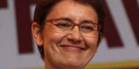 Presidential 2022: Nathalie Arthaud (LO) at a meeting in Vénissieux on March 31