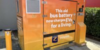 Old bus battery given second life to to support EV fast chargers