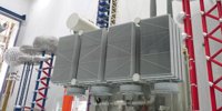 Hitachi Energy is testing the 765 kV transformer filled with a natural estrus