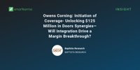 Owens Corning: Application start -Creation of a $ 125 million door -Will margin innovation with integration? -Baptista Research