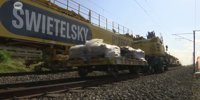 Specialized Austrian train carries out works on high-speed line Leuven-Liège |