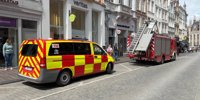 Customer Standard Bookstore in Bruges Even evacuated for fear of falling panels | Bruges |
