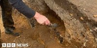 Norwich timber henge burnt in Neolithic winter solstice excavated