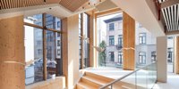 Human-centered and biophilic design promotes well-being in a circular office environment