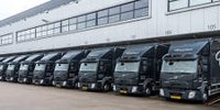 Fifteen Volvo FL box trucks for Goossens Living and Sleeping