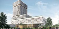 Floating Gardens gives face to Sloterdijk center - De Groot and Visser