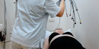 Dutch people exercise too little. Even in one-month-old babies you can already see the first signs of this