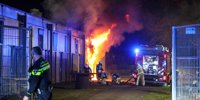 Fire fire at shelter in Emmen -