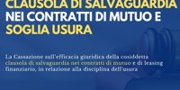 The safeguard clause in mortgage contracts: function, limits and nullity originally of usury interests