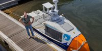 Boot from this company sails without a crew, but sees everything: 'Was a success' | Instagram Ad Haagsche Courant |