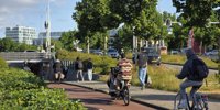 Bicycle tunnel at Deltion closed for two months: construction bicycle street -