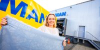 This hip hammam towel from Zeeman does not come from Asia, but is 'made in Twente' | Enschede |