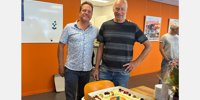 Jan Volwater 45 years with Zantingh