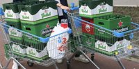 Grolsch sells less beer in supermarkets due to a ban on stunt prices