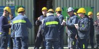 Management and trade unions come together on the street at Victor Buyck in… |