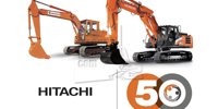 Hitachi celebrates 50th anniversary with open day on September 17 : BouwmachineWeb.com - all news in 1 place