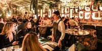 Cross between Efteling and hip restaurant in Dubai: food from Secret Garden is fine, but rather pricey (6.5)