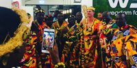 As a thank you 'crowned' King - Around Haaksbergen