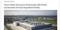 The Earth is smiling! Tyson Foods Announces Partnership with Protix – Begin Construction of Insect Ingredient Facility – Will ‘support the growth of the emerging insect ingredient industry’