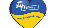 FNV Senioren solidarity with Ukraine during the week of the Trade Union