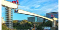 Delivery of steel bridge sections completed successfully
