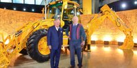 Centenarian Ken joins JCB 'million machines' celebration