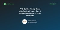 PPG fights cost rise with price-determining power - Can you beat Latin American rivals? - Baptista Research