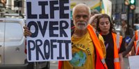 Activists' spotlight falls on Old Vic