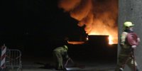 Fire on company grounds in Schagen