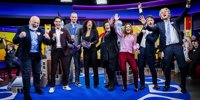 Election broadcast NOS Youth News: a colorful ball, a quiz and a tower