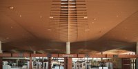 WSI terminal's impressive ceiling built with Capral's LocAl® Green aluminium battens | Architecture & Design