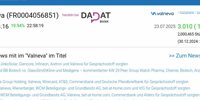 Like Valneva, Manz, WCM Participation and Property Bowing AG, Volkswagen Vz., Volkswagen and Wirecard provided the subject of discussion |